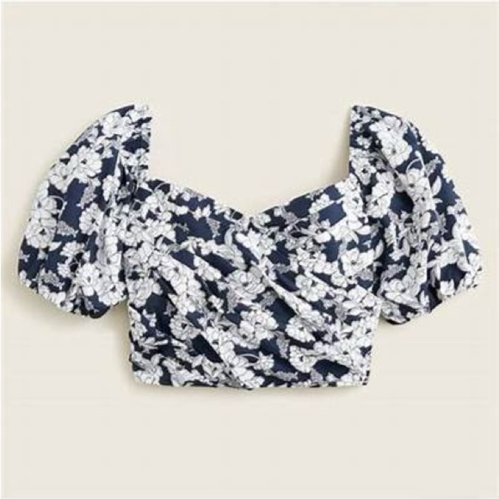 Floral crop JCrew NWT